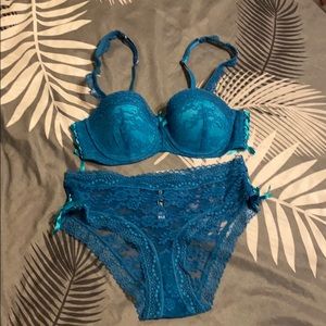 Blue Lace Set